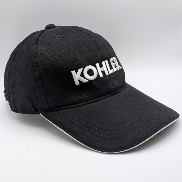 Kohler Kitchen Bathroom Engineering Adjustable Strap Back Hat Cap Black Unisex - Picture 1 of 4